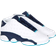 Nike Air Jordan 13 Retro Low GS - White/Metallic Silver/Midnight Navy/Turquoise/Blue