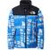 The North Face Youth 1996 Printed Retro Nuptse Jacket - Hero Blue/Tagline Toss Print (NF0A5IYC2B41)