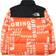 The North Face Youth 1996 Printed Retro Nuptse Jacket - Red Orange/Tagline Toss Print (NF0A5IYC)