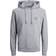 Jack & Jones Logo Decorated Hoodie - Gray/Light Gray Melange