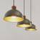 Lindby Holgar Green/Wood Pendant Lamp 107.5cm