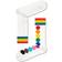 Happy Socks Pride Socks Gift Set 3-pack - White