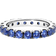 Pandora Sparkling Row Eternity Ring - Silver/Blue