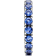 Pandora Sparkling Row Eternity Ring - Silver/Blue