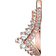 Pandora Princess Wishbone Ring - Rose Gold/Ttransparent