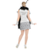 Orion Costumes Women's 20s' Flapper Girl Gatsby Chicago Jazz Movie Costume Silver