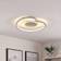 Lucande Enesa Ceiling Flush Light 41cm