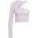 Adidas Women's Originals Cropped Long-Sleeve Top - Almost Pink