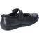 Hush Puppies Amber Junior Girls Leather School Shoe - Black