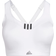 Adidas TLRD Impact Training High-Support Plus Size Sports Bra - White/Black