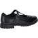 Hush Puppies Girls Maisie Junior Leather Buckle School Shoe - Black