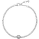 Pandora Sparkling Halo Tennis Bracelet - Silver/Transparent