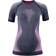 UYN Evolutyon UW Short Sleeve Shirt Women - Anthracite Melange/Raspberry/Purple