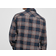 Urban Classics Campus Checked Shirt - Dark Blue/Rust Red