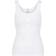 Pieces Kitte Ribbed Cotton Top - Bright White