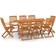 vidaXL 3086971 Patio Dining Set, 1 Table incl. 8 Chairs