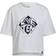 Adidas Women Five Ten Cropped Graphic T-shirt - White