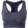 Tridri Seamless 3D Fit Multi Sport Denim Look Bra - Indigo Denim