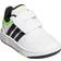 Adidas Infant Hoops - Cloud White/Core Black/Solar Green