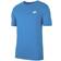 Nike Club T-shirt - Dark Marina Blue/White