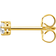 Thomas Sabo Charm Club Single Ear Stud - Gold/Transparent