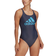 Adidas Women's SH3.RO Big Logo Swimsuit - Shadow Navy/Sky Rush