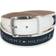 Tommy Hilfiger Ribbon Inlay Leather Belt - Cream with Navy Inlay