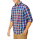 Nautica Big & Tall Classic Fit Wrinkle-Resistant Plaid Shirt - Blue Depths