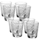 Certified International Diamond Double Old Fashioned Drinking Glass 44.3cl 8pcs