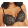 Maidenform Love the Lift Push Up & In Underwire Bra - Black/Body Beige Lace