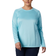 Columbia Women’s PFG Tidal Tee II Long Sleeve Plus - Clear Blue/White Logo