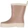 Pom Pom Rubber Boots - Rose Glitter