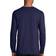 Hanes Beefy-T Henley Long-Sleeve T-shirt - Navy Heather