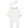 Little Me Rosebud Footed One-Piece & Headband - Ivory (LBQ11371N)