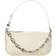 BY FAR Rachel Mini Croc Embossed Shoulder Bag Medium - Beige