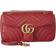 Gucci GG Marmont Small Matelassé Shoulder Bag - Red