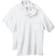 Hanes CottonBlend EcoSmart Jersey Polo with Pocket 2-Pack - White