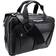 McKlein R Series Person Leather Expandable Laptop Briefcase 17" - Balck