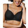 Playtex Women's Secrets Shapes & Supports Balconette Full Figure Wirefree Bra - Black