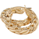 John Hardy Carved Chain Extra Small Hoops - Gold