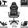 Essentials ESS-6075 Essentials Collection High Back Gaming Chair - Black/Grey