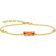 Thomas Sabo Star and Moon Bracelet - Gold/Orange/Transparent