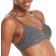 Hanes Ultimate ComfortBlend T-Shirt Wirefree Bra - Black Heather