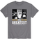 Airwaves Muhammad Ali The Greatest T-shirt - Gray