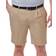 Haggar Big & Tall Cool 18 PRO Classic-Fit Stretch Pleated 9.5" Shorts - Khaki