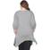 White Mark Makayla Tunic Top Plus Size - Charcoal