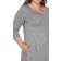 White Mark Makayla Tunic Top Plus Size - Charcoal