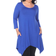 White Mark Makayla Tunic Top Plus Size - Blue