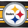 WinCraft Pittsburgh Steelers Horizontal Stripe 1 Sided Deluxe Flag