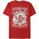 Fifth Sun Snow White and the Seven Dwarves Xmas Heigh Ho T-shirt - Red